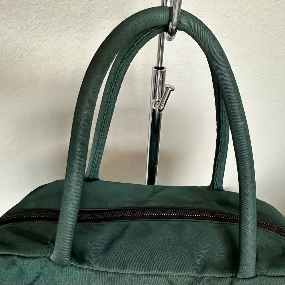 SOLD Prada Nylon Green Tessuto City Tote - Picture 9 of 14